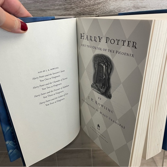 1st Edition 2003 HARRY POTTER And The Order of the Phoenix HC/DJ Book (TS) - Picture 7 of 11